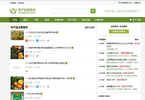 农产品信息网