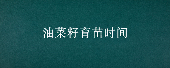 油菜耐寒零下几度