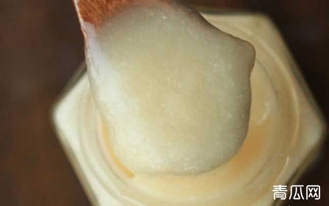 油菜花蜜结晶是什么样子的？